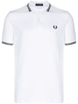 Fred Perry logo-embroidered cotton polo shirt