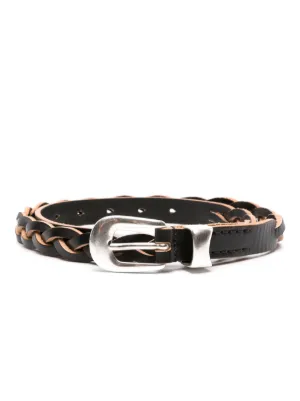 OUR LEGACY braided leather belt