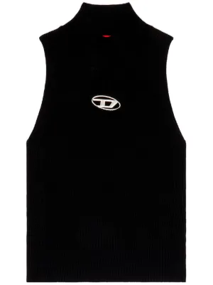 Diesel M-Onervax mock-neck top