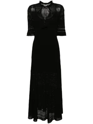 Zadig&Voltaire Memphis pointelle-knit maxi dress
