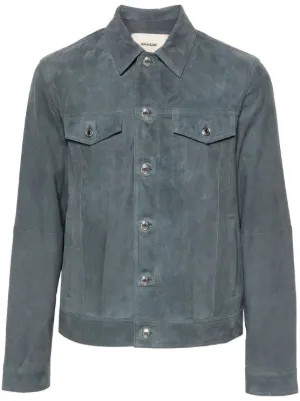 Zadig&Voltaire suede shirt jacket