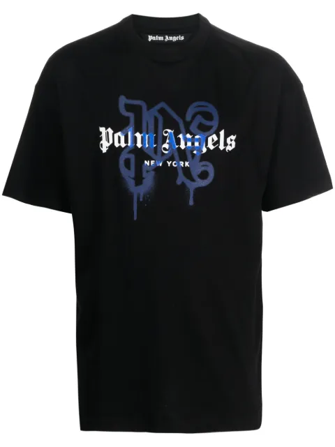Palm Angels New York monogram-print T-shirt