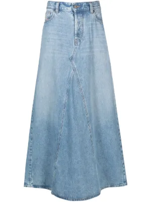 Diesel denim maxi skirt