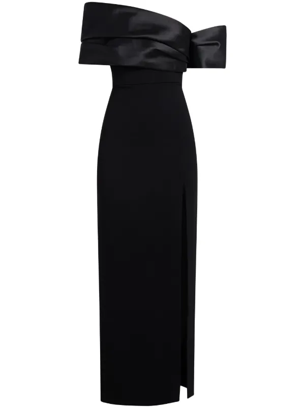 Solace London Alexis off-shoulder evening maxi dress