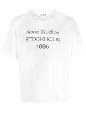 Acne Studios logo-print relaxed-fit T-shirt