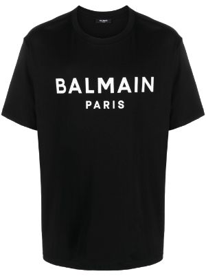 Balmain logo-print cotton T-shirt 