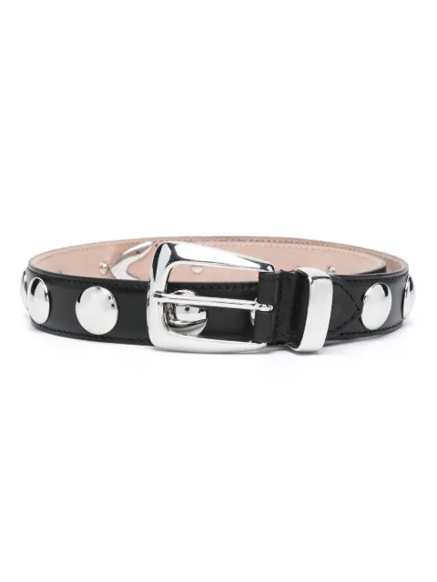 KHAITE Benny belt with studs