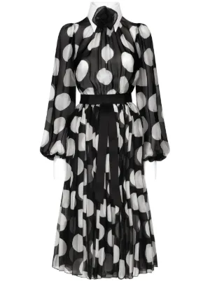 Dolce & Gabbana polka-dot print dress