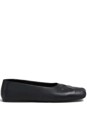 Marni leather ballerina shoes