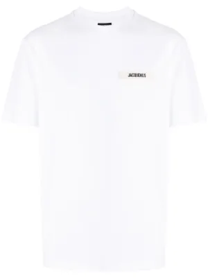 Jacquemus logo-patch cotton T-shirt