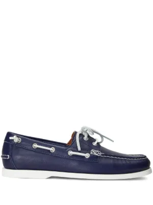 Polo Ralph Lauren Merton leather boat shoes 