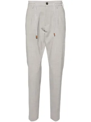 Eleventy tapered trousers