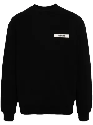 Jacquemus logo-patch sweatshirt