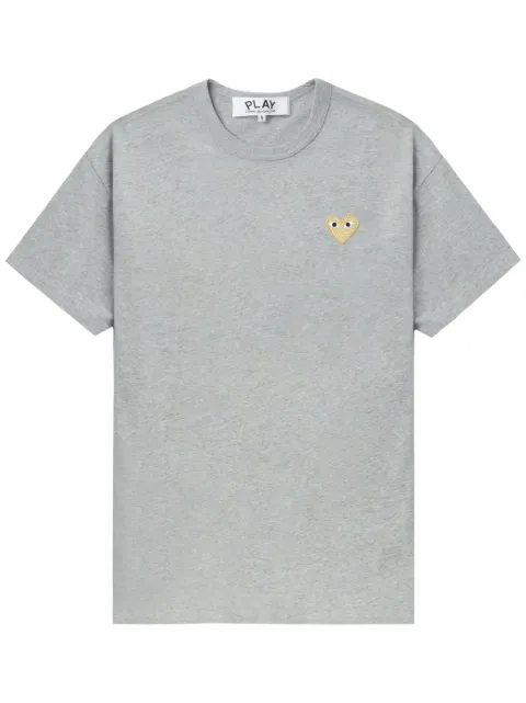Comme Des Gar&ccedil;ons Play heart-patch cotton T-shirt