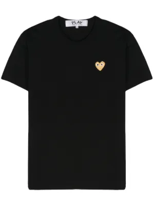 Comme Des Gar&ccedil;ons Play heart-patch cotton T-shirt