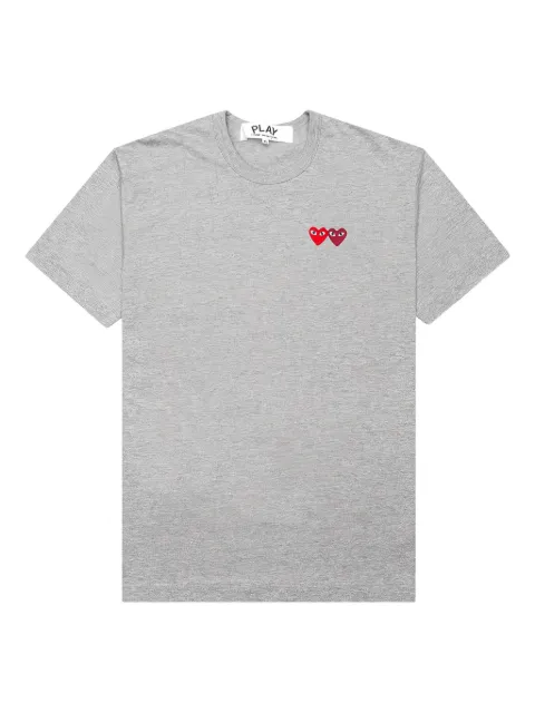 Comme Des Gar&ccedil;ons Play heart-patch cotton T-shirt