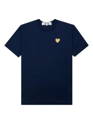 Comme Des Gar&ccedil;ons Play heart-patch cotton T-shirt