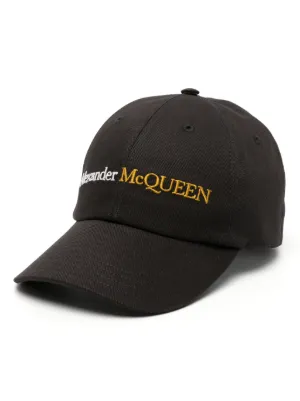 Alexander McQueen logo-embroidered cotton baseball cap