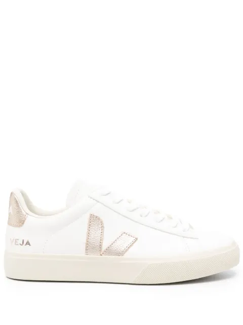 VEJA logo-patch leather sneakers