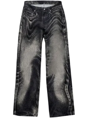 CamperLab abstract-pattern jeans