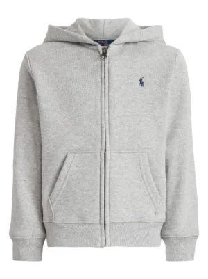 POLO RALPH LAUREN KIDS Polo Pony zip-up hoodie