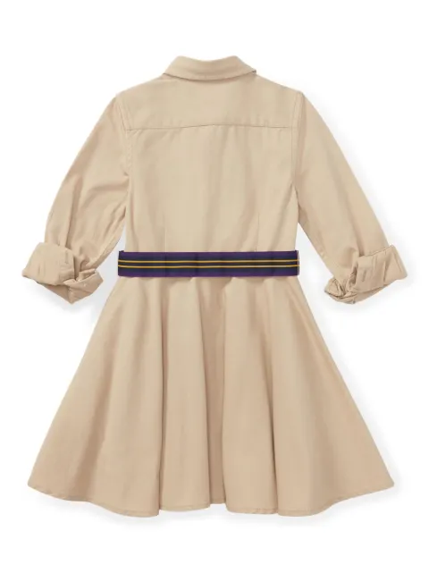 POLO RALPH LAUREN KIDS cotton shirt dress