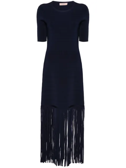TWINSET fringe-detail dress