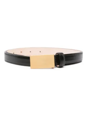 D&eacute;hanche Signet leather belt