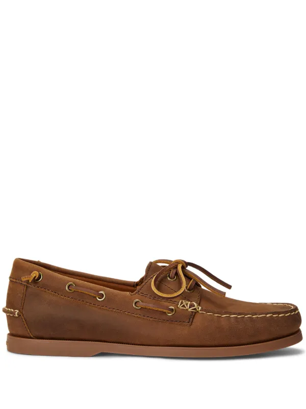 Polo Ralph Lauren Merton leather boat shoes