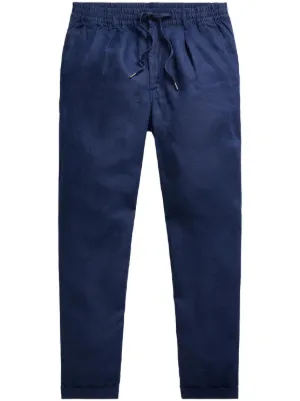Polo Ralph Lauren drawstring-waist linen trousers