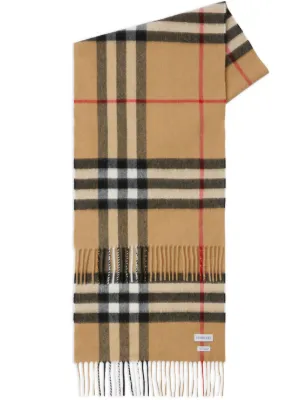 Burberry The Classic Check cashmere scarf