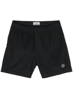 Stone Island b100b09 brushed nylon regular-fit mid-length swim shorts with pockets
