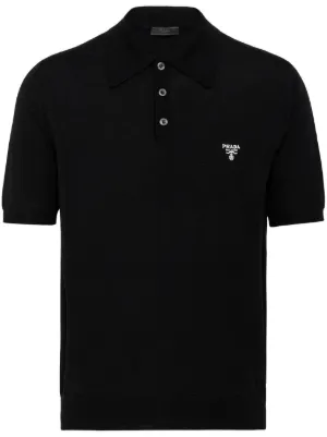 Prada superfine wool polo shirt