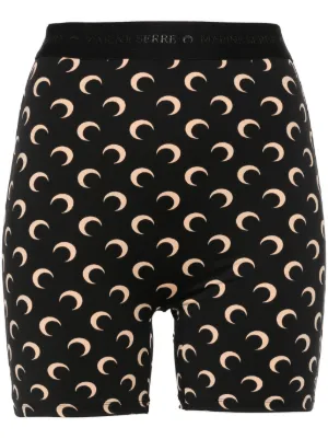 Marine Serre Moon-print shorts