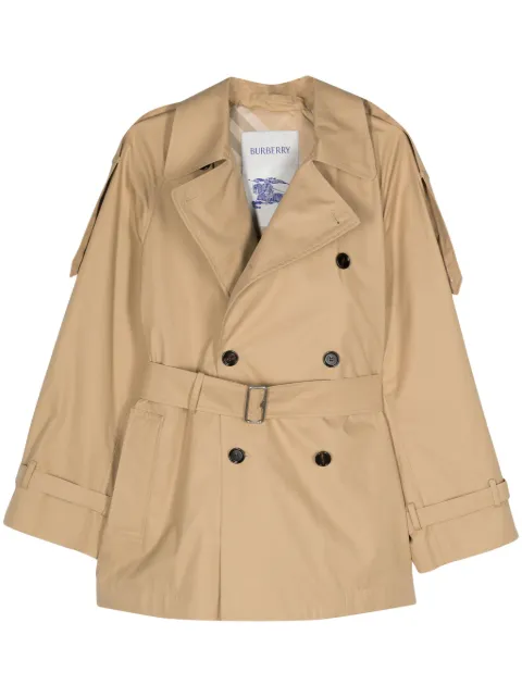 Burberry cotton waterproof trench coat