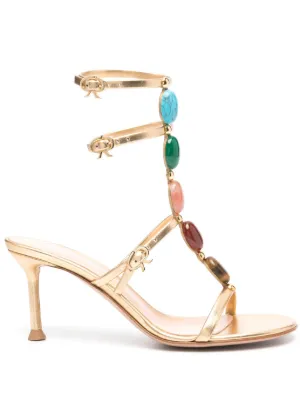 Gianvito Rossi 70mm Shanti leather sandals