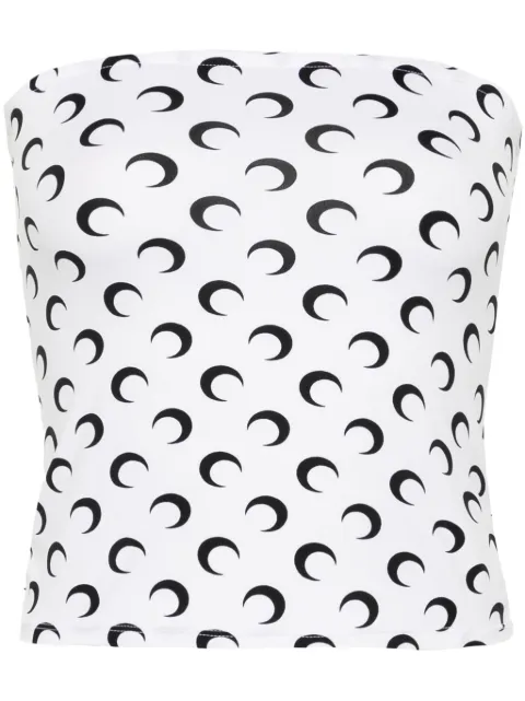 Marine Serre Moon-print tube top