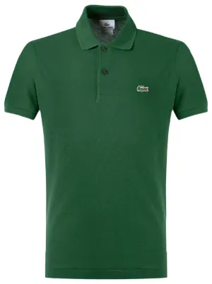 Lacoste logo-patch polo shirt