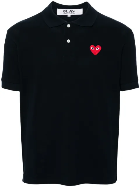 Comme Des Garçons Play heart-patch polo shirt