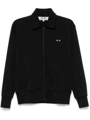 Comme Des Garçons Play heart-print jersey track jacket