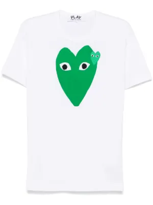 Comme Des Gar&ccedil;ons Play heart-print T-shirt
