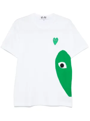 Comme Des Gar&ccedil;ons Play heart-patch T-shirt