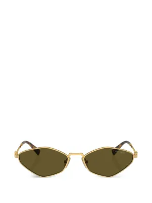 Miu Miu Eyewear geometric-frame sunglasses