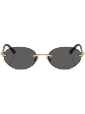 Tiffany & Co Eyewear oval frame tinted sunglasses