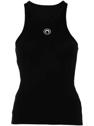 Marine Serre moon-logo tank top 