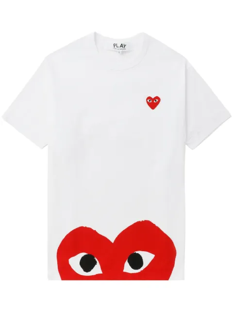 Comme Des Garçons Play heart-print cotton T-shirt