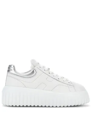 Hogan H-Stripes platform leather sneakers