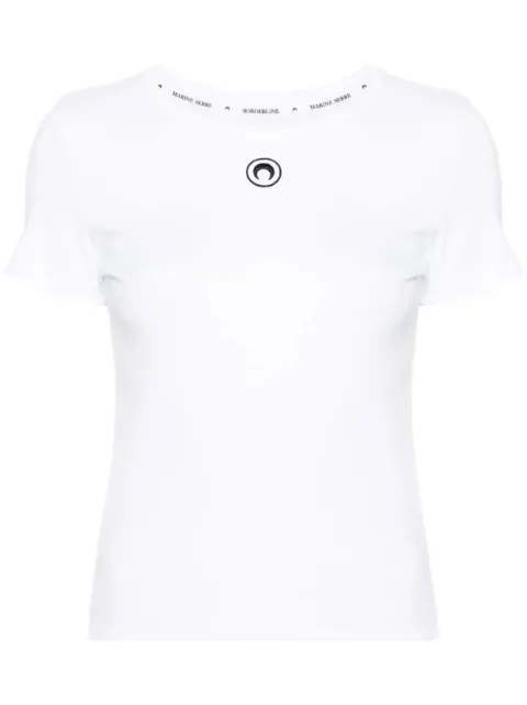 Marine Serre moon logo jersey baby fit T-shirt