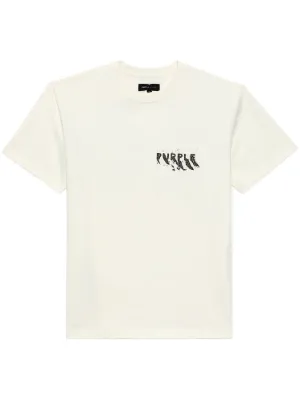 Purple Brand logo-print cotton t-shirt