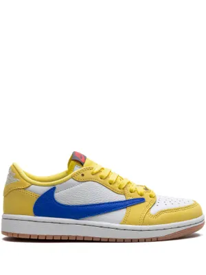 Jordan x Travis Scott Air Jordan 1 Retro Low "Canary" sneakers 